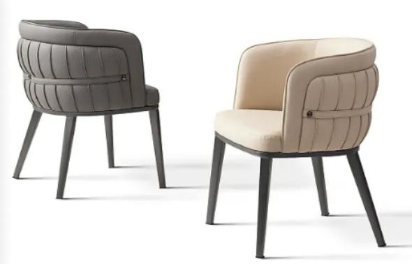 Hana Full Grain Leather Dining Chair - Image 1