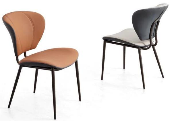 Thea Full Grain Leather Dining Chair - Image 1