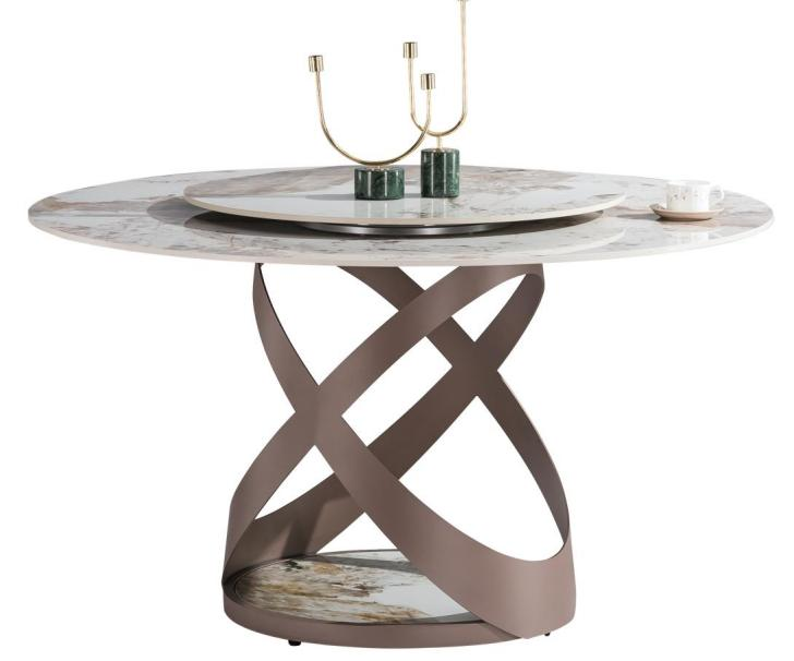 Gaiole Round Sintered Stone Dining Table - Image 1
