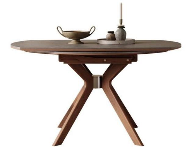 Trequanda Round Sintered Stone Dining Table - Image 1