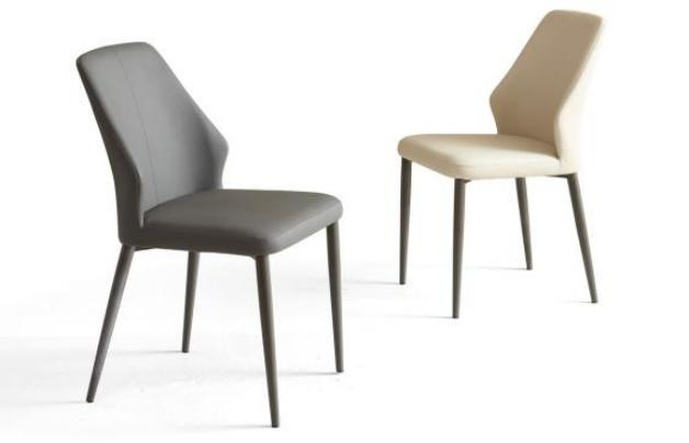 Zoe Full Grain Leather Dining Chair - Image 1