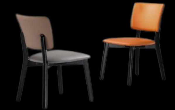 Mila Vegan Leather Dining Chair - Image 1