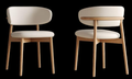 Viola Vegan Leather Dining Chair - Image 1