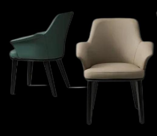 Zara Upholstered Dining Chair - Image 1