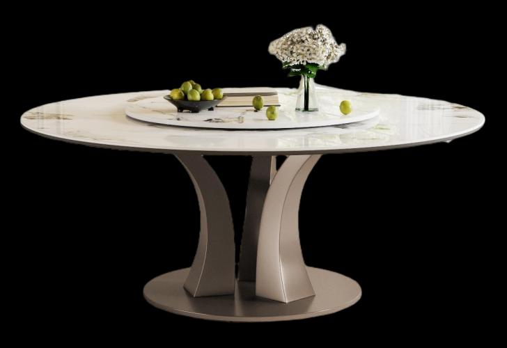 Capri Round Sintered Stone Dining Table II - Image 1