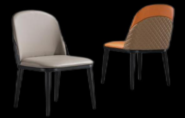 Bea Vegan Leather Dining Chair - Image 1