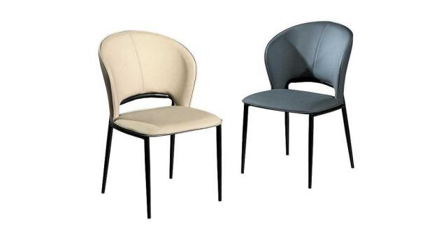 Celia Full Grain Leather Dining Chair - Image 1