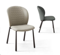 Katia Full Grain Leather Dining Chair - Image 1