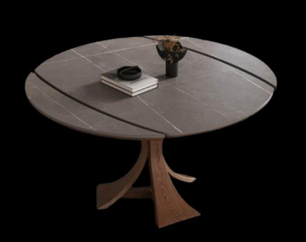 Greve Round Sintered Stone Dining Table - Image 1