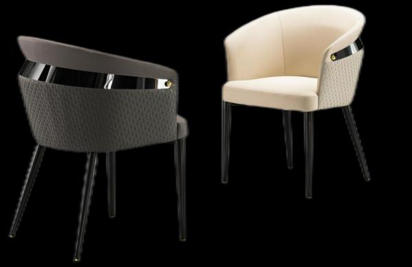 Katia Vegan Leather Dining Chair - Image 1