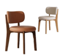 Greta Vegan Leather Dining Chair - Image 1