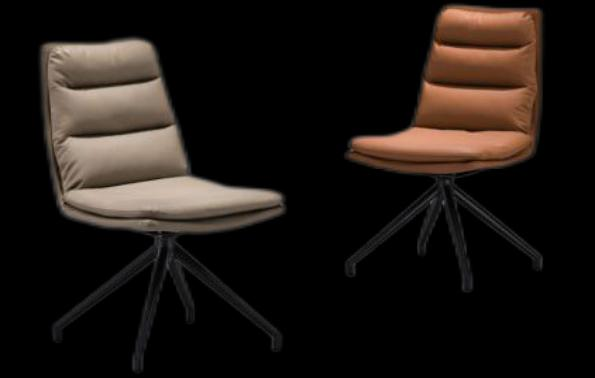 Stella Vegan Leather Dining Chair - Image 1