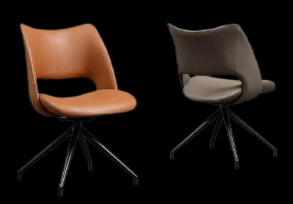 Julia Full Grain Leather Dining Chair - Image 1