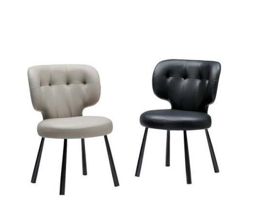 Sara Full Grain Leather Dining Chair - Image 1
