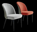 Vera Full Grain Leather Dining Chair - Image 1