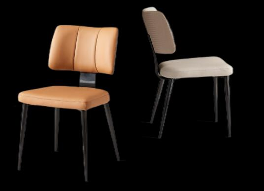 Ines Full Grain Leather Dining Chair - Image 1