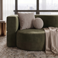 Cote Textured Fabric Sofa
