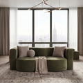 Cote Textured Fabric Sofa