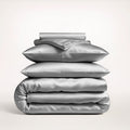 Premium Grey Mulberry Silk Bedding Set