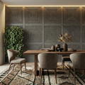 Hyde Modern Grooved Wall Panel