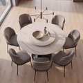Deruta Round Glass Dining Table