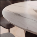 Deruta Round Glass Dining Table