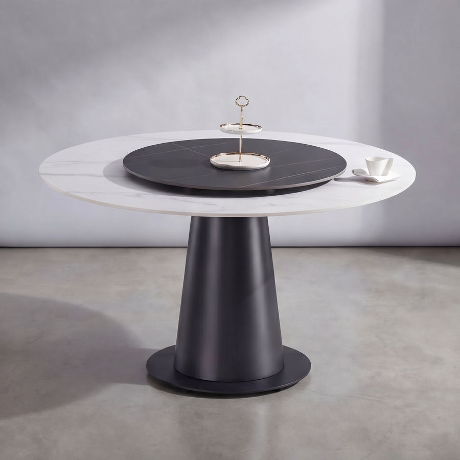 Radda Round Sintered Stone Dining Table