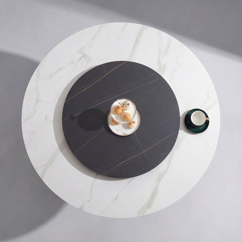 Gaiole Round Sintered Stone Dining Table II