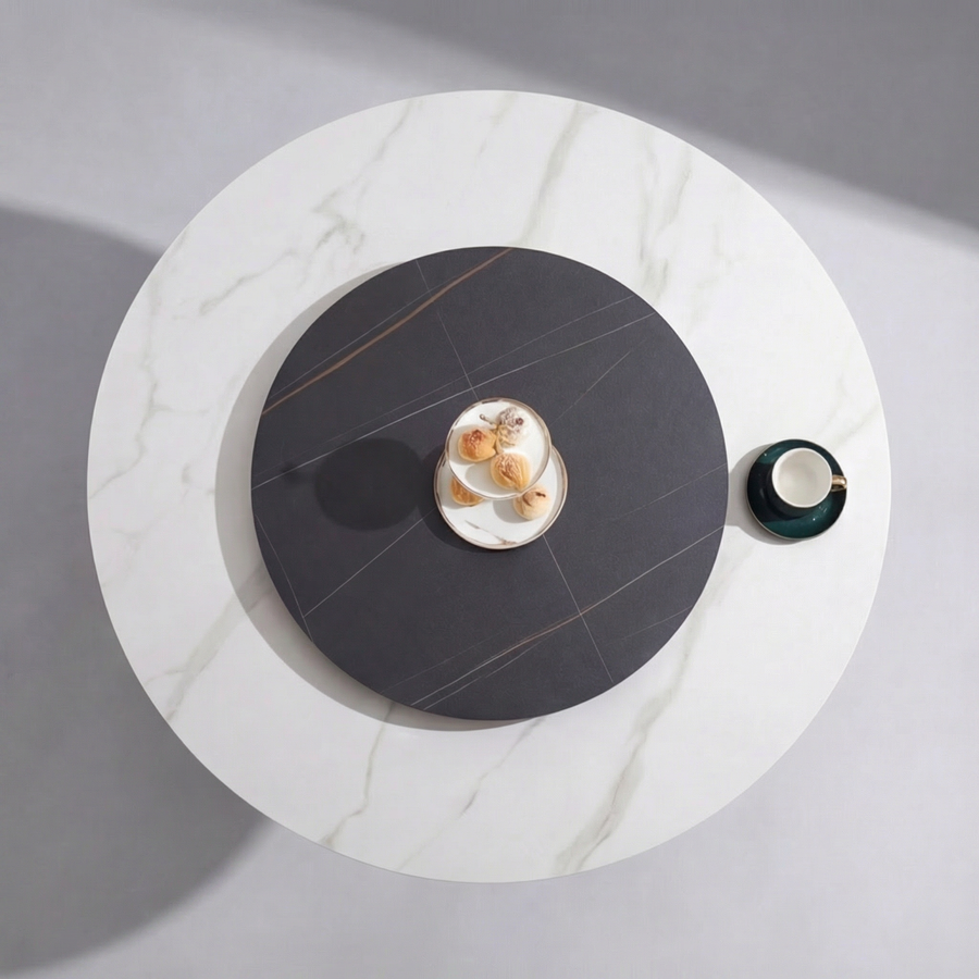 Gaiole Round Sintered Stone Dining Table II