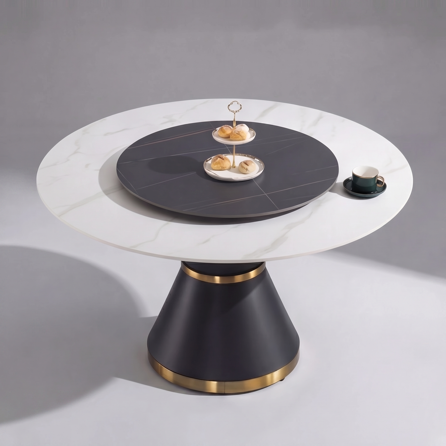 Gaiole Round Sintered Stone Dining Table II