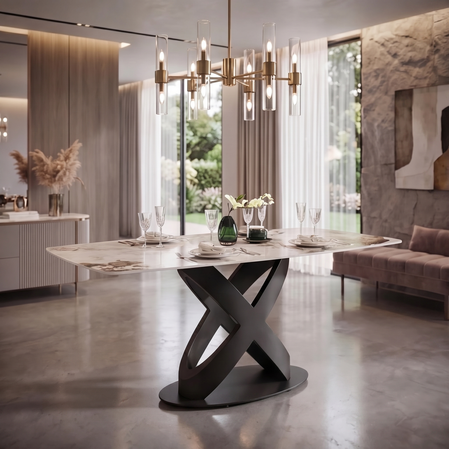 Sovana Sintered Stone Dining Table