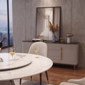 Montisi Round Sintered Stone Dining Table