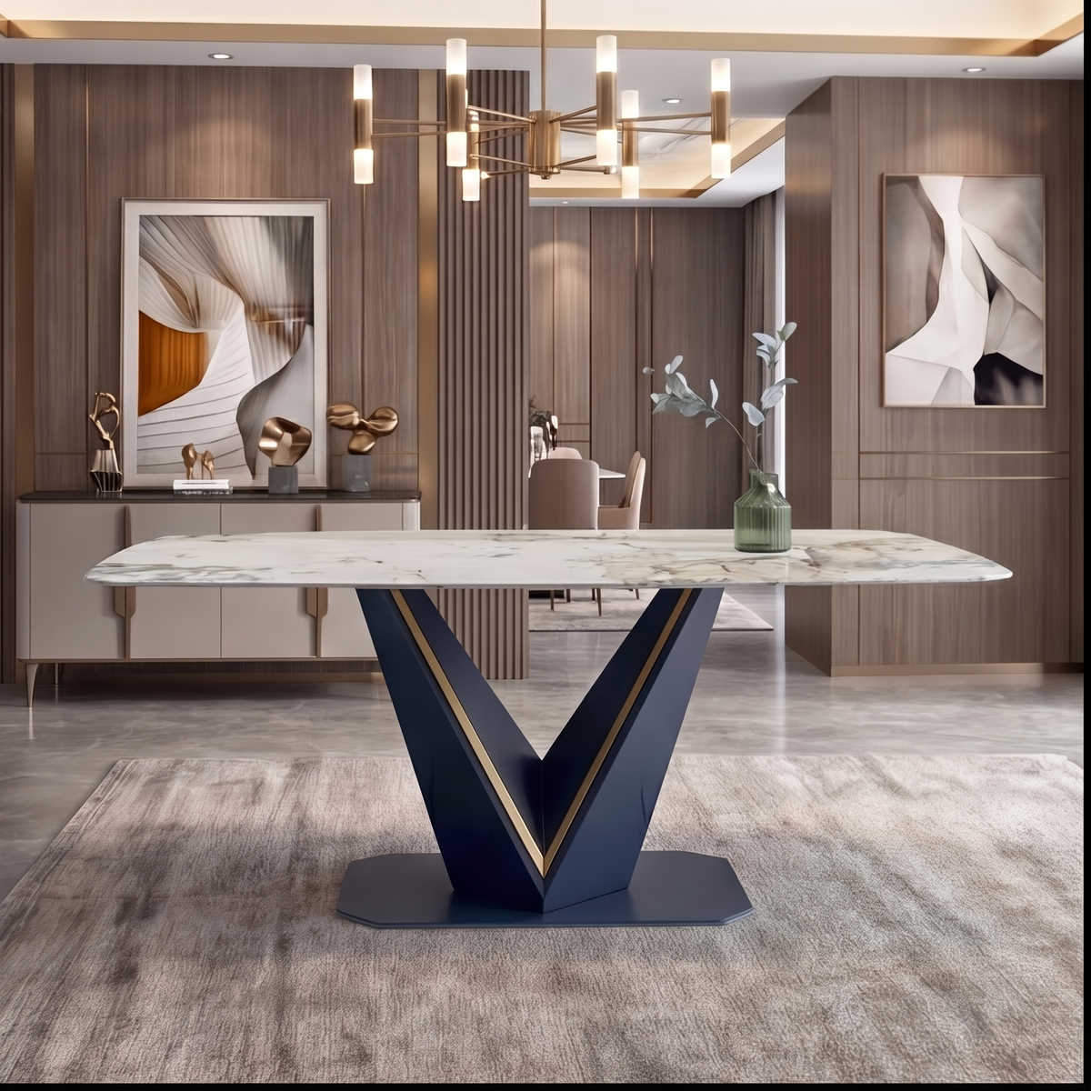 Poppi Sintered Stone Dining Table