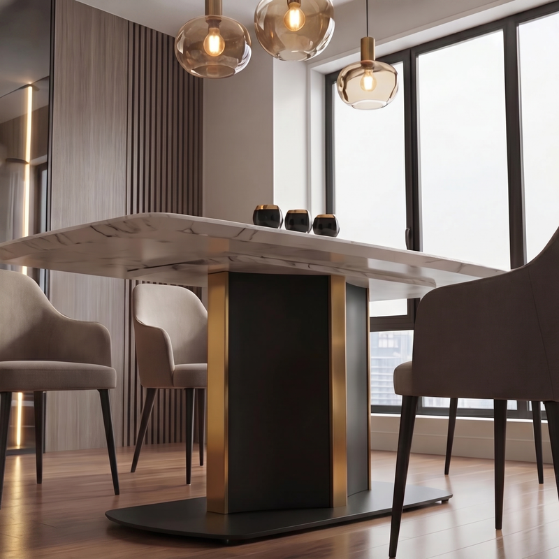 Belluno Sintered Stone Dining Table