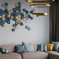 Inverted Hexagon 3D Leather Wall Panel