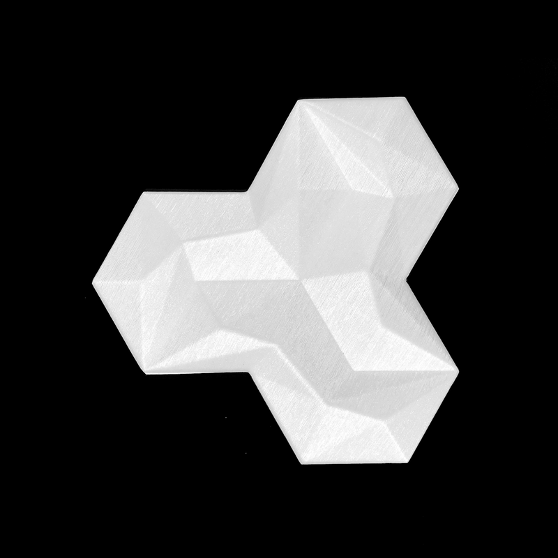 Zigzag Geometric 3D Leather Wall Panel