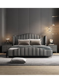Royal Industrial Upholstered Bed Frame