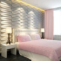 Illusory Square 3D Leather Wall Panel