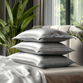 Premium Grey Mulberry Silk Bedding Set