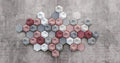 Inverted Hexagon 3D Leather Wall Panel
